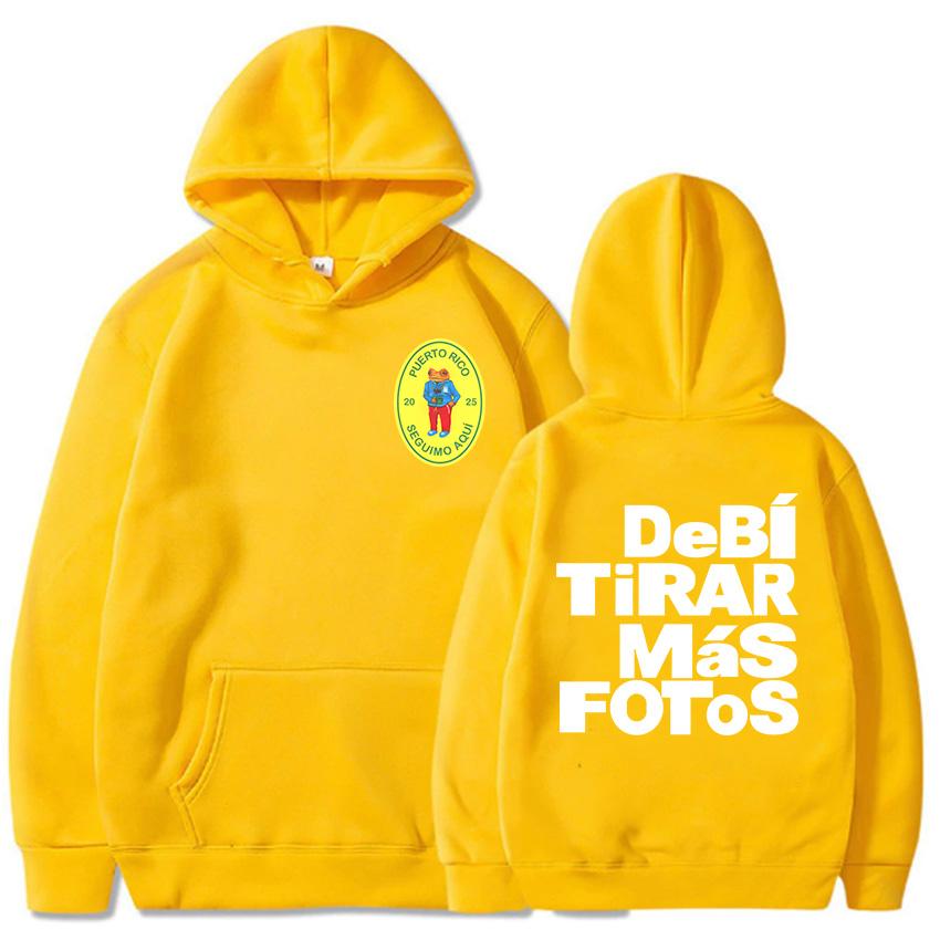 DTMF Debí Tirar Más Fotos 2025 Nové Album Mikiny Bad Bunny Slavný Zpěvák Mikiny Grafický Potisk Oblečení Dámská Mikina Dívky