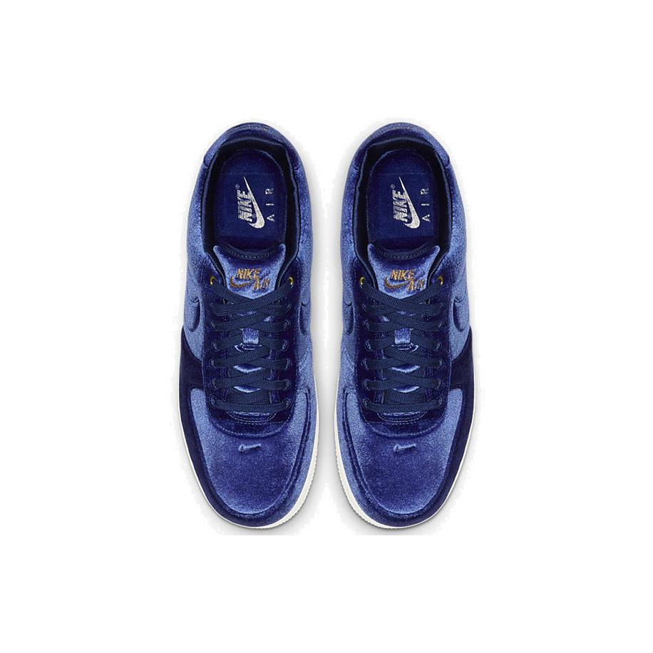 Nike Air Force 1 Low Premium 3 Velour Blue Void AT4144-400