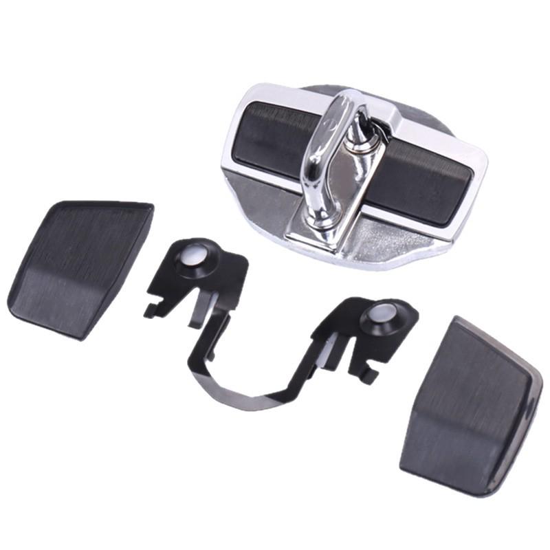 Subaru Forester, Outback, XV, Legacy Anti-Rattle TRD Door Lock Buckle Cover - Stainless Steel Car Accessory.