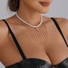 European and American Jewelry Baroque Pearl Ins Style Love Fringed Element Necklace Fashion High Sense Necklace Women