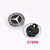For Mercedes Benz 57MM1pcs Car Badge Logo Car Accessories for Mercedes Benz W124 W140 W163 W202 W203 W204 W208 W220 W210 W211 ca