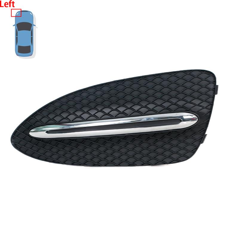 Car Front Bumper Bar Mesh Grille Fog Lamp Frame Cover Trim Strip Accessories For Mercedes-Benz W246 2016 2017 2018 2019