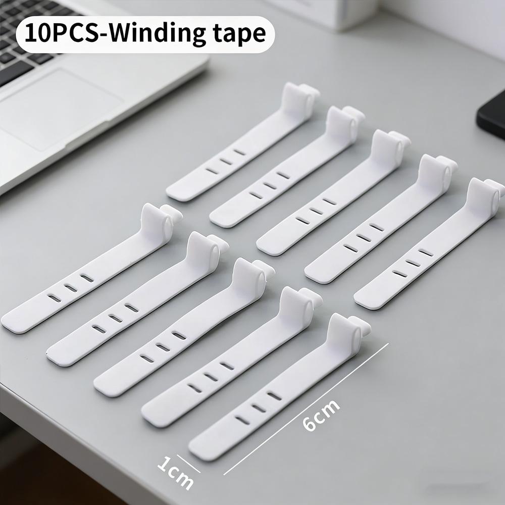 

Desktop Cable Organizer Dustproof Storage Box for USB Charger Power Cord Wire Tidy Management