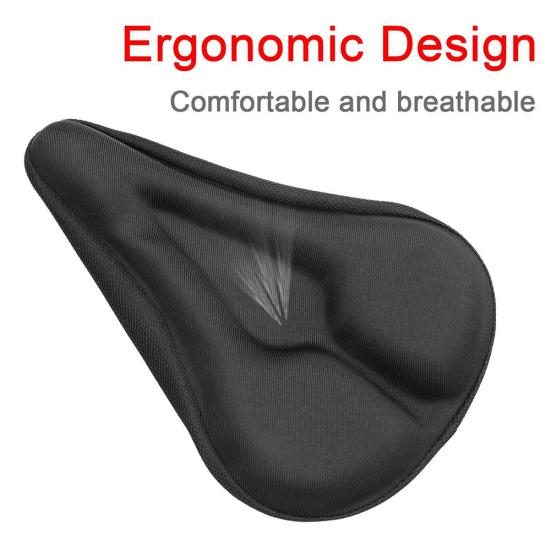 Silicon Respirabil Moale Ciclism Bicicletă Bicicletă Șa Gel Pernă Pad Husă Scaun