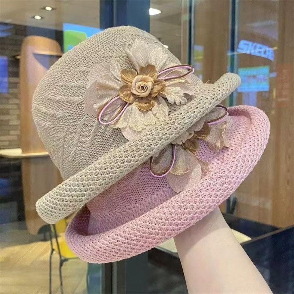 Korean Style Ladies' Top Hat Elegant Fisherman Hat Casual Bucket Hats For Women
