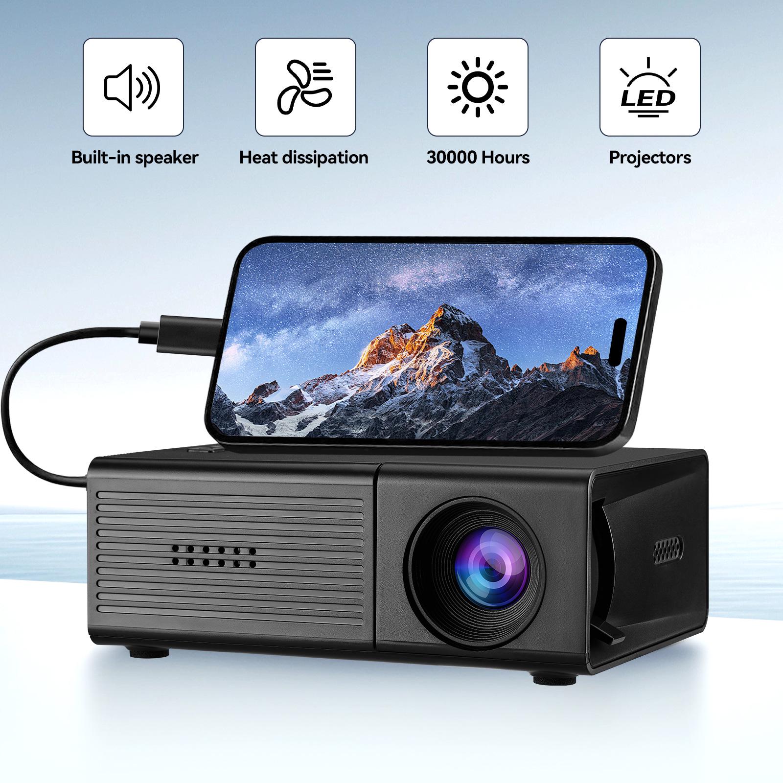 

M3S Portable Mini HD 1080p Projector LED for Home USB Version [No Power Supply]