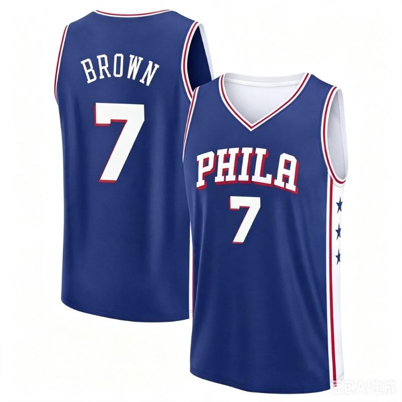 Philadelphia 23 Basketball Jersey Sleeveless Tank Top Quick Dry Sport Streetwear Fans Training Vest White Blue Family Matching
