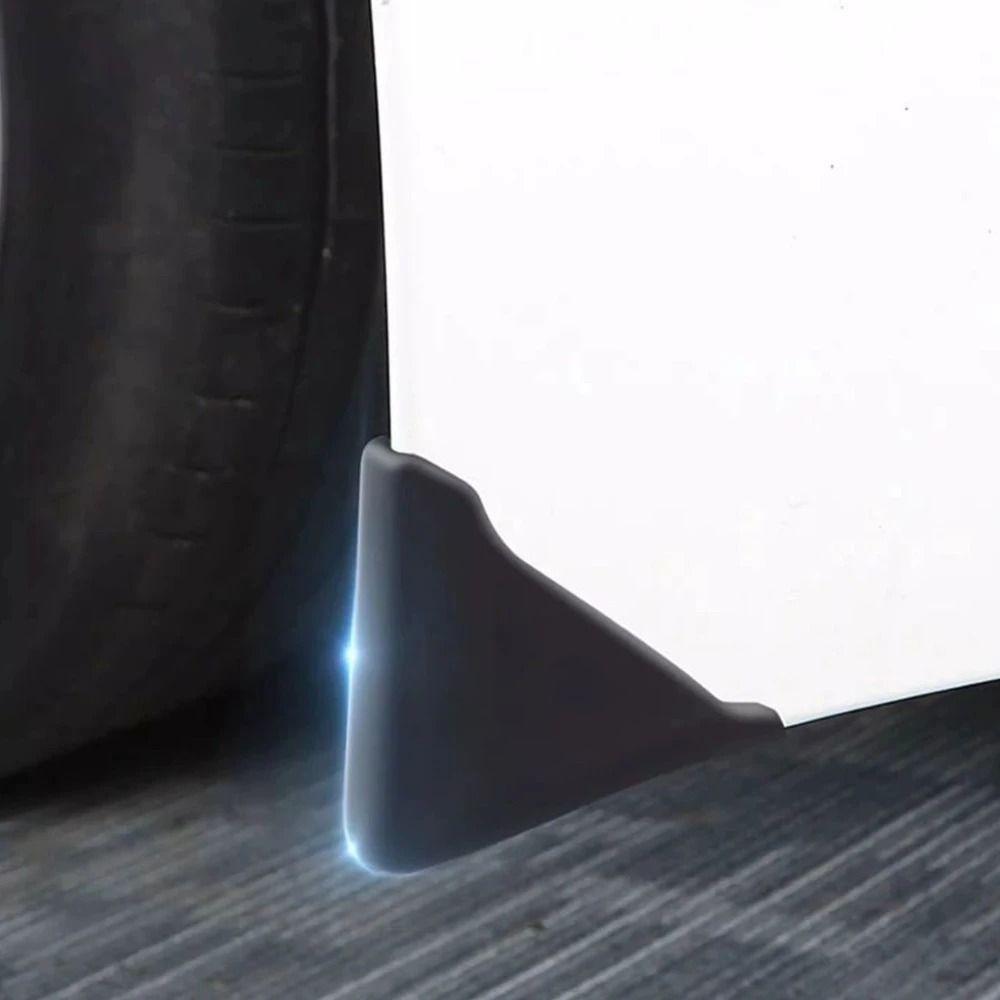 4PCS Anti-Scratch Auto Car Door Bumper Black Car Exterior Parts New Car Door Corner Covers