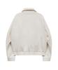 Standarderror 87-Stan061 Layer Line Suede Blouson Jacket Ivory
