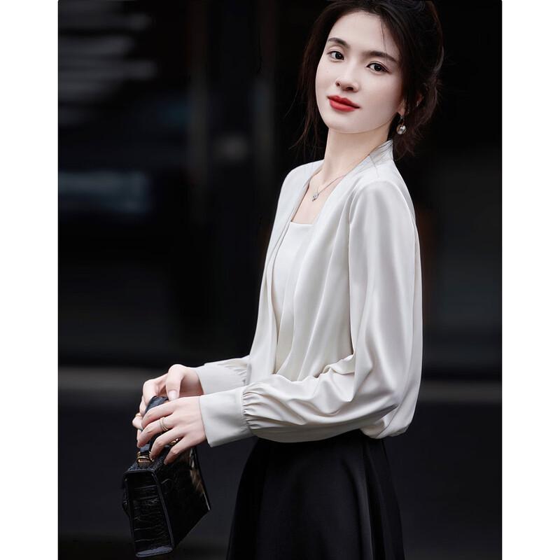 Demana Moonlight Lover Deep V Layered Blouse M