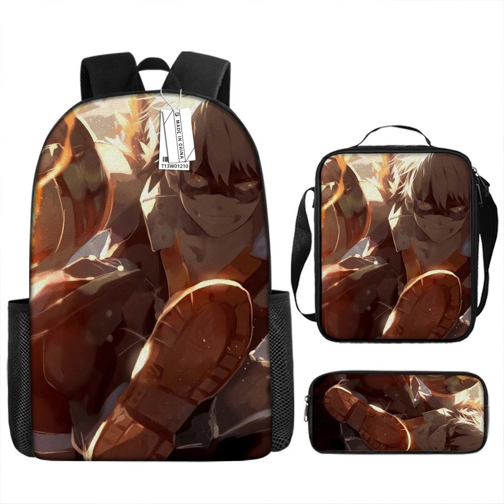 Around My Hero Academia My Hero Academia School Bag New Burden Reduction Spine Protection Elementary School Backpack