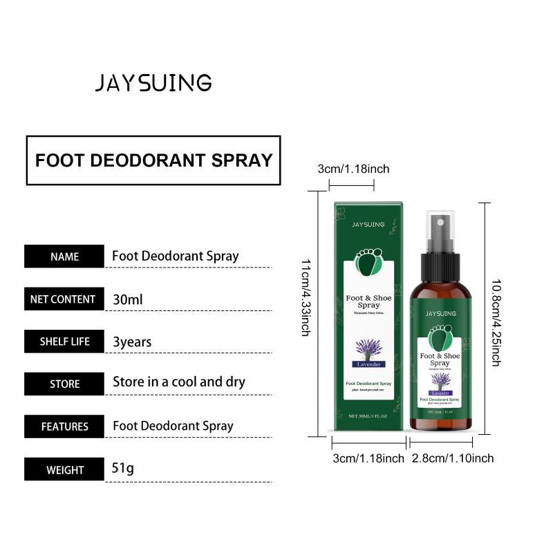 Foot Odor Eliminator For Feet Lavender Fragrance Non-Sticky Shoe Smell Spray Scented Feet Deodorizer For Athletes Men Women