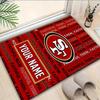 Custom Name Rug Vintage 49ers Football Area Rug Suitable for Indoor And Outdoor,Carpets for Homes, Offices,Living Rooms,Home Decor,Christmas Gift