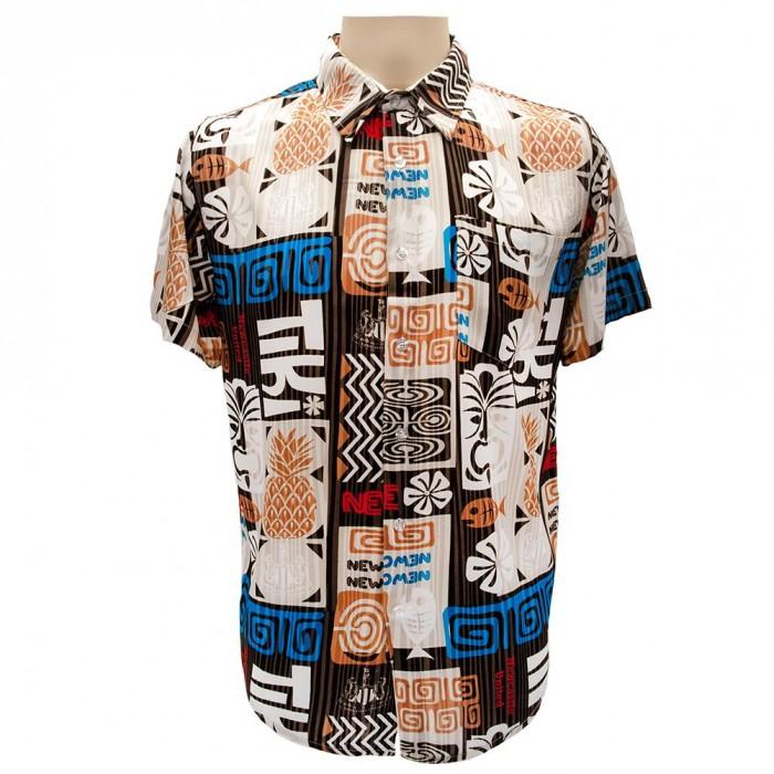 Newcastle United FC Mens Tiki Shirt S noir
