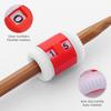 Handmade Plastic Knitting Needle Counter for DIY Sweater Stitch Tracking