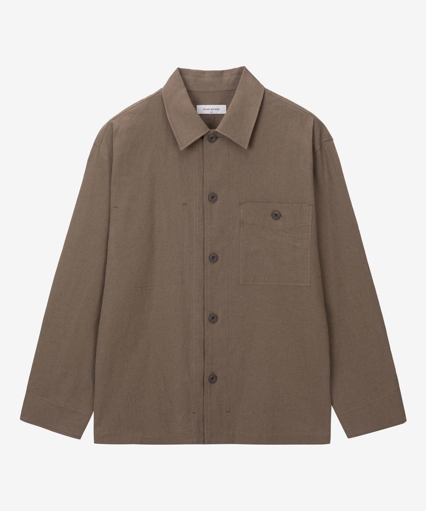 MINDBRIDGE Linen Shacket - 2Color Myws3133