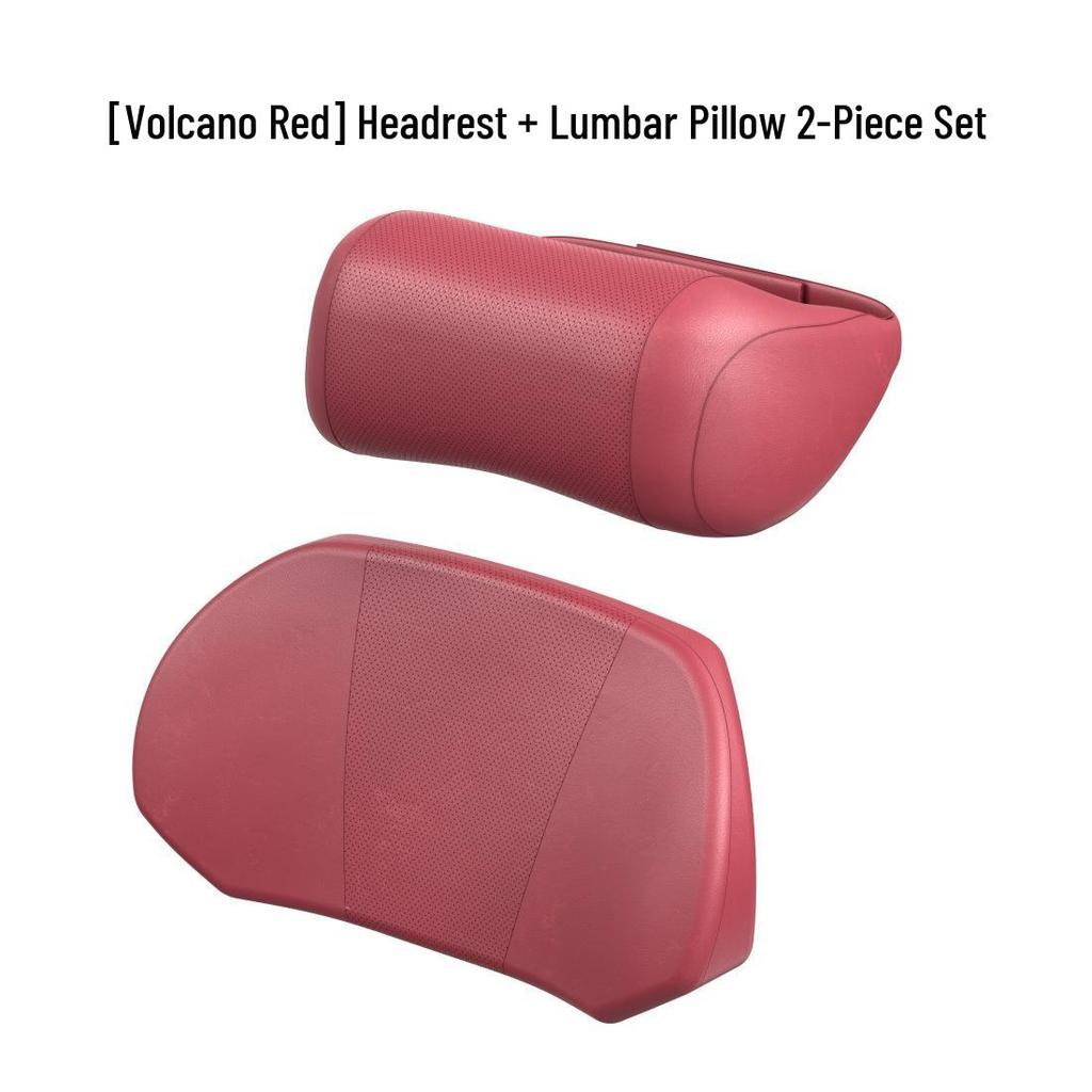 Car Headrest Neck Pillow & Lumbar Support Cushion | All-Season Car Accessories | Fits Most Models