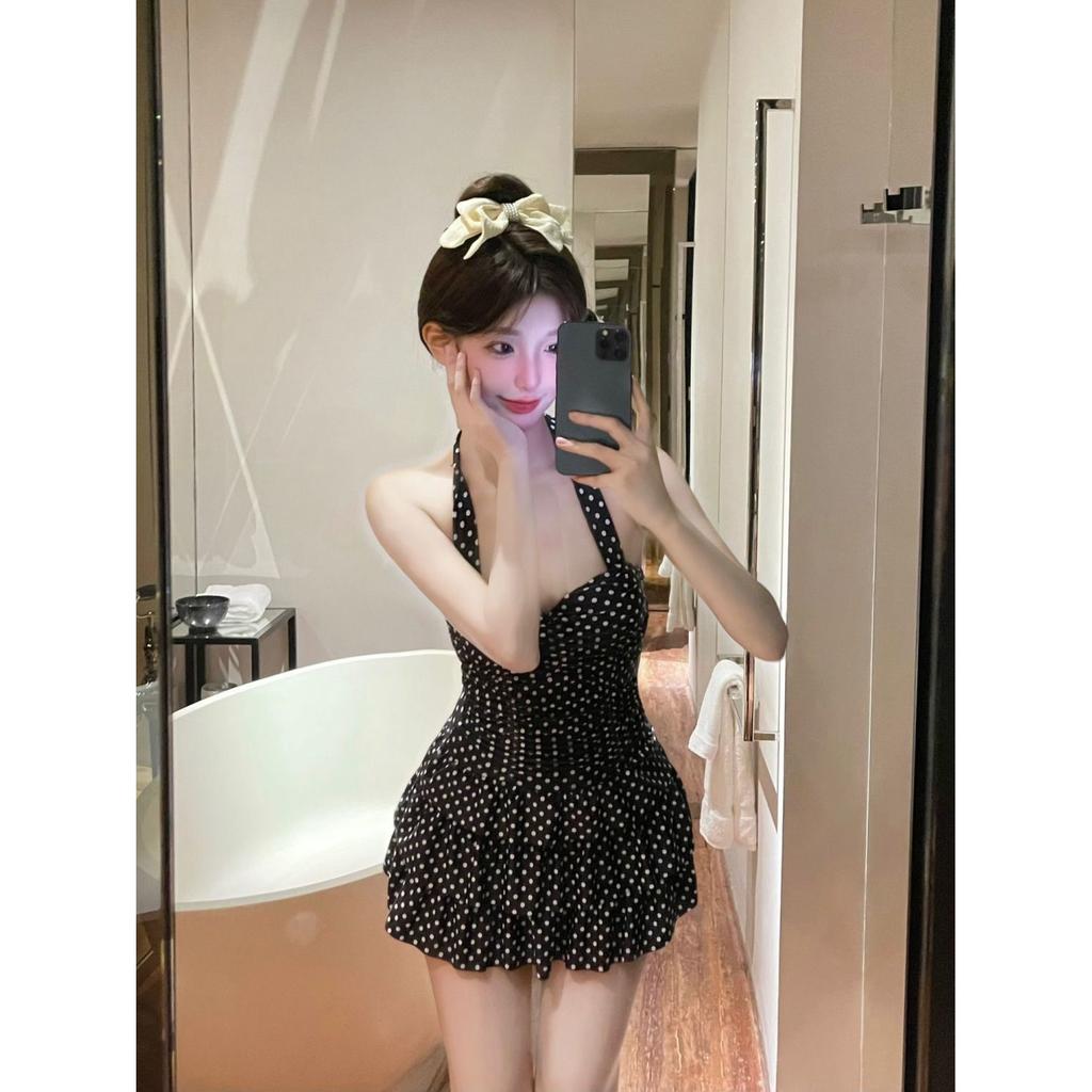 Popo Classic Cake Skirt Slim Fit and Slimming One-piece Swimsuit for Women