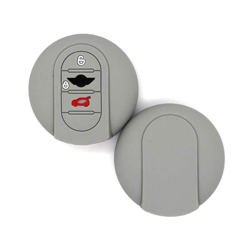 

Чехол для автомобильного ключа подходит для BMW mini key cover JCW countryman MINI COOPER F55 F56 F60 серый