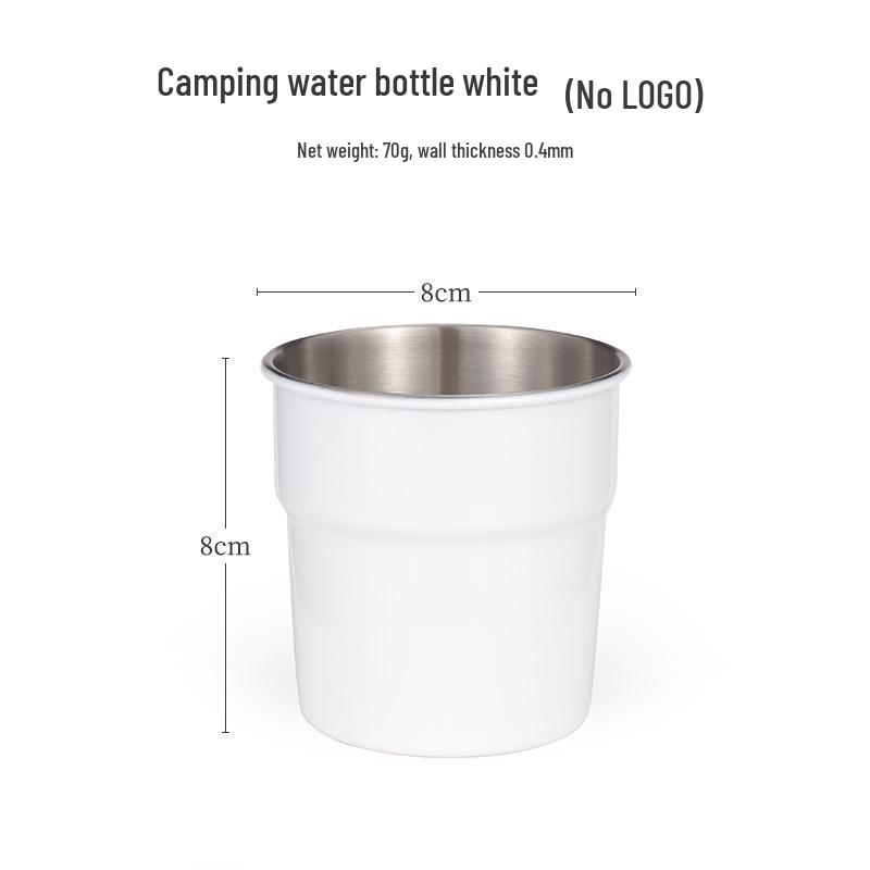 304 Stainless Steel Multi-Purpose Outdoor Cup: Ideal for Camping, Beer, Coffee, Water, and Beverages