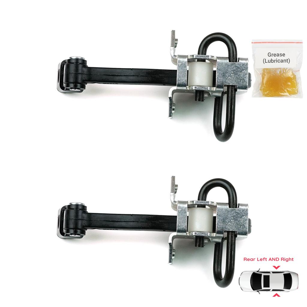 EDP1082-1 2 Pieces Rear Door Hinge Brake Stop Check Strap Limiter for BMW 3 E46 1997-2006 Saloon Estate 51228160963