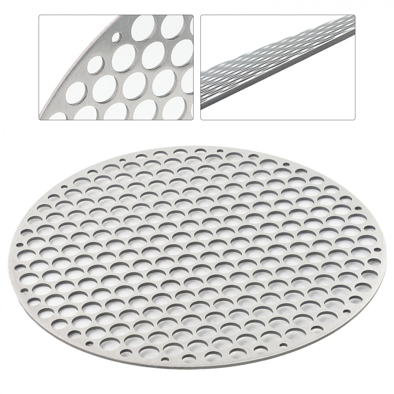 

Stainless Steel Round Mesh Grill Mat for Charcoal and Stove Grills 18CM