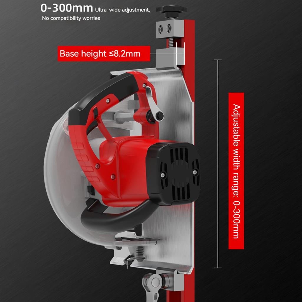 240/360mm Circular Saw Guide Rail Adjustable Cutting Machine Base Guide Rail 2-Way Reverse Buckle Circular Guide for Woodworking