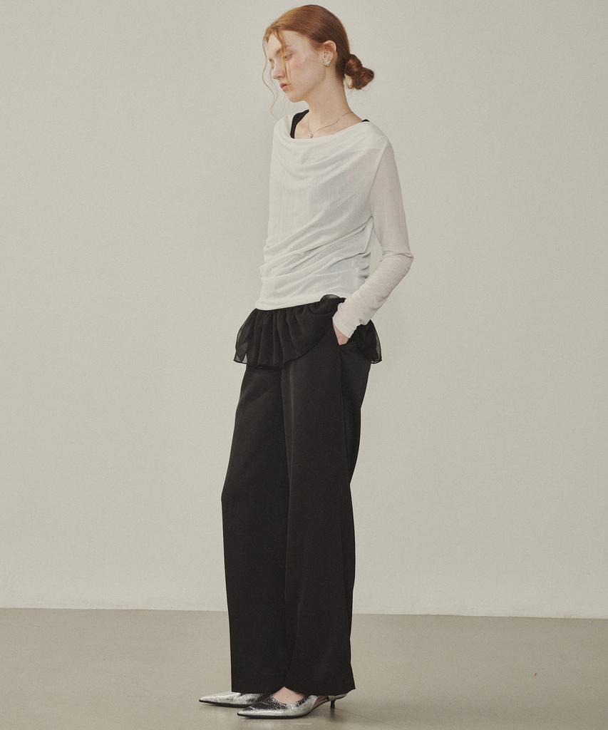 MELLY&ROSE Wide Satin Pants (314811)