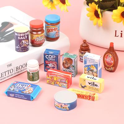 Miniaturní domeček pro panenky, jídlo 1/6, miniaturní hračky ze supermarketu, příslušenství k hraní na hračky