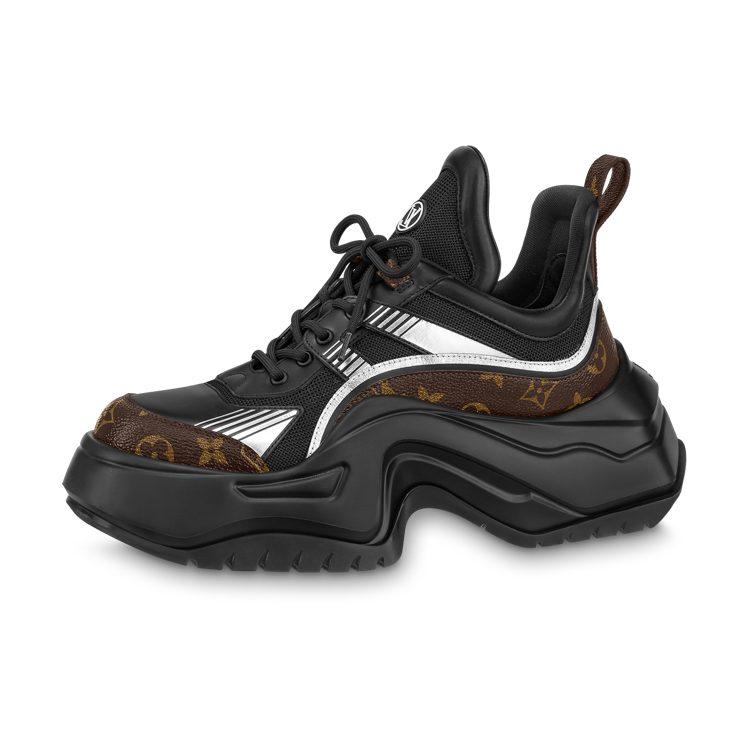 Louis Vuitton Archlight 2.0 Platform Sneakers 'Black White With Brown Monogram' 1ABIHC