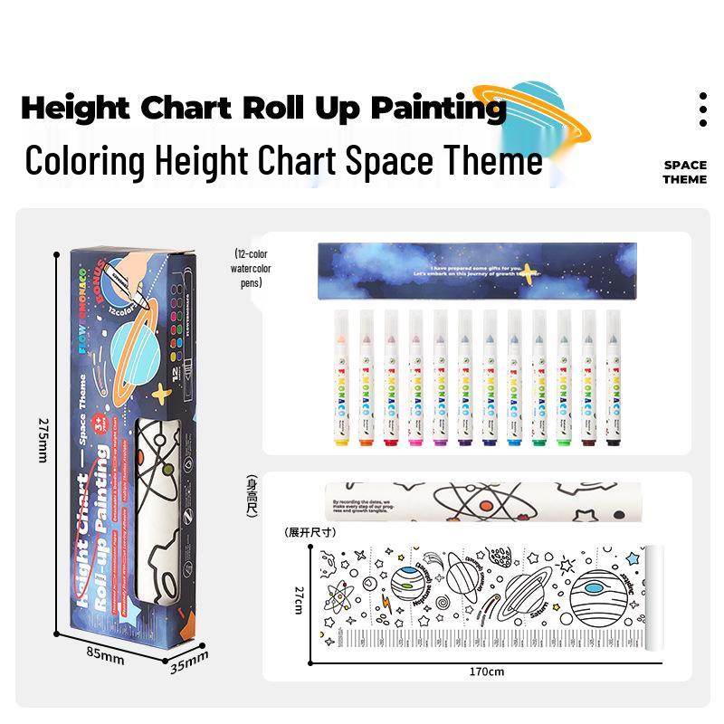 

Monaco Flower Bud Kids Height Chart Wall Sticker