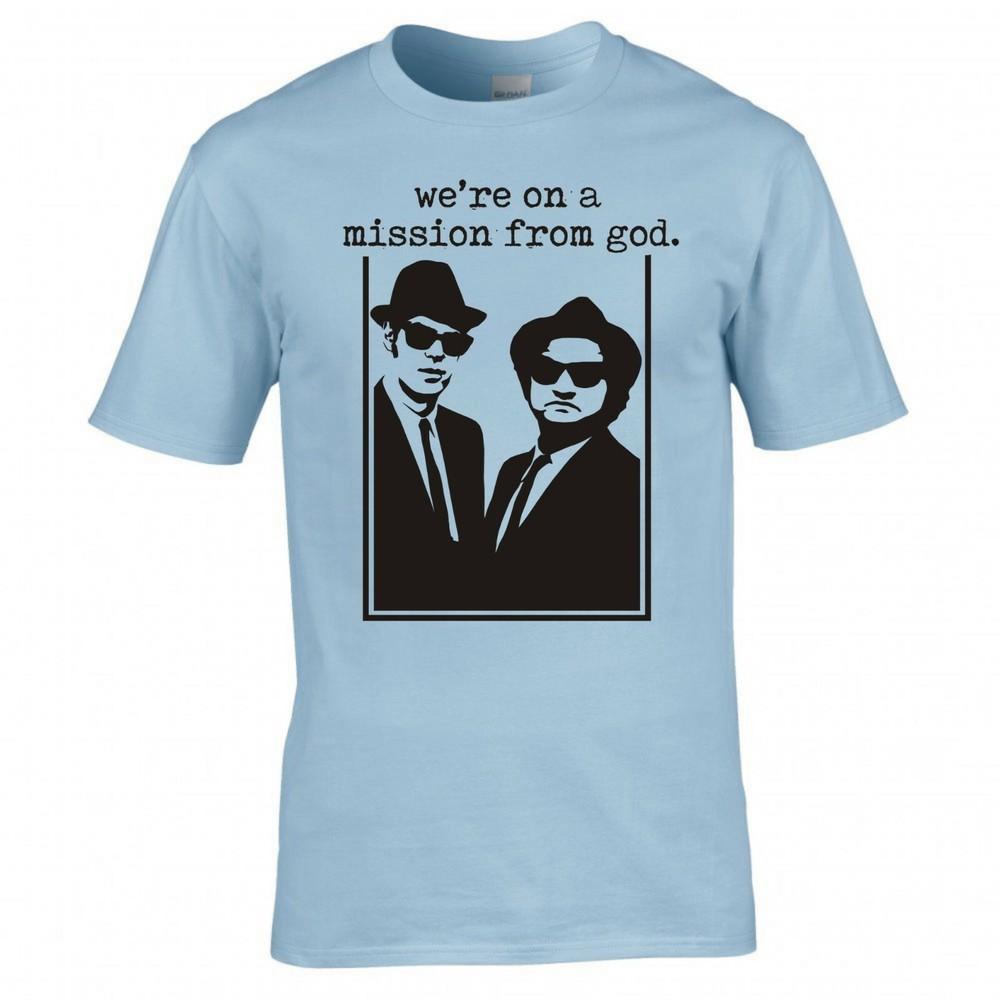 Inspired By The Blues Brothers Were On A Mission From God Tshirt 2XL