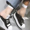 Kleidung Zubehör Kurze Socken Dünne Hohe Qualität Mode Schwarz 1 Paar Frauen Hohl Heißer Verkauf Sexy Fishnet Weiß Handgemachte