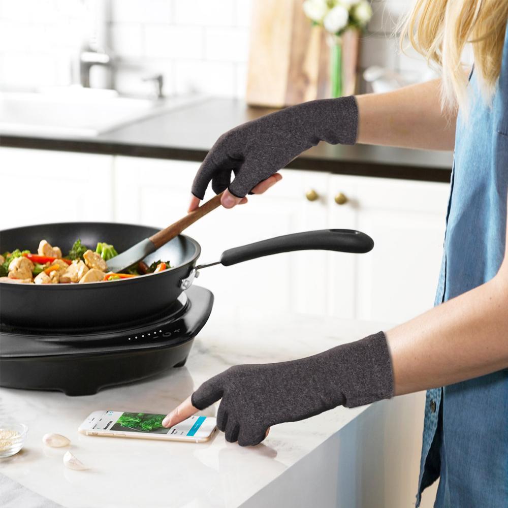 Tcare Anti Arthritis Compression Gloves for Hand Pain Relief Rheumatoid Wrist Support Sport Safety Comfortable Therapy