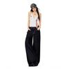 Spring 2026 Women's American Fashion Wide-Leg Jeans - Mid-Waist, Drapey, Slimming, Comfortable, Trendy, Floor-Length.