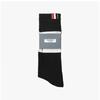 Tom Brown Mas023b 01690 001 4 Bar Stripe Three Line Tab Mid Calf Socks