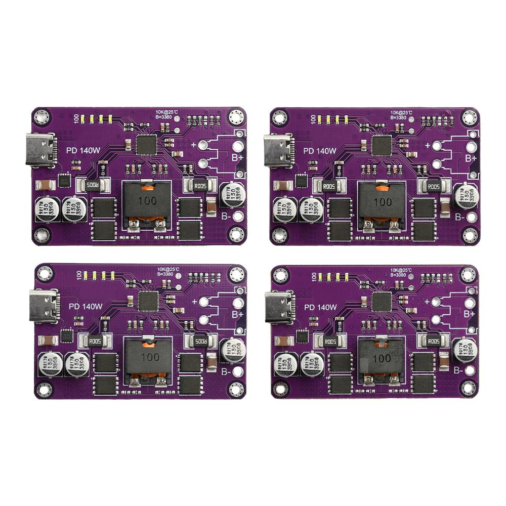 140W Fast Charging Power Module for 3S 4S 5S 6S Lithium Battery PD3.1 Type-C Interface Charging And Discharging Module