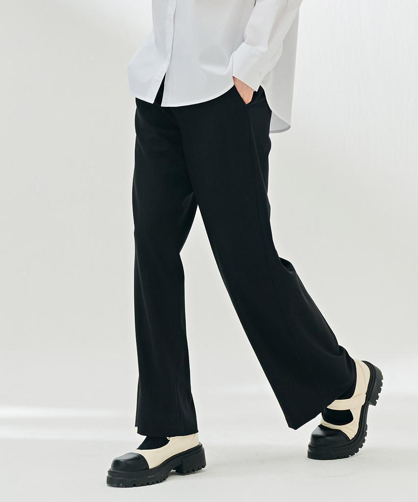 CHASECULT Women'S Elastic Waist Wide Slacks-Darg2262B03