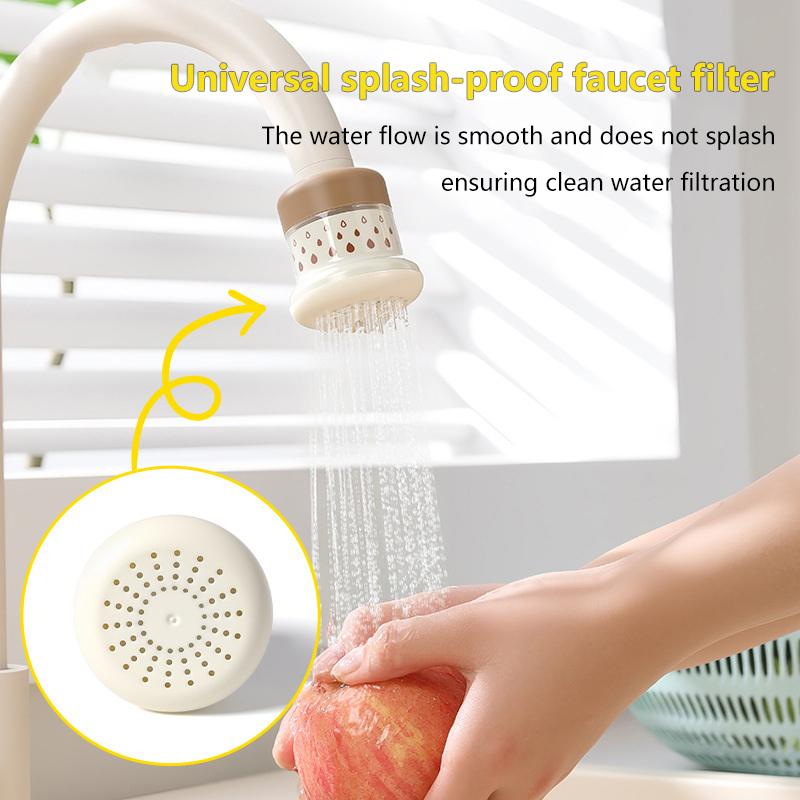 Faucet Filter, Kitchen Tap Water Detachable And Washable Faucet Extension Filter, Shower Head Water Saver