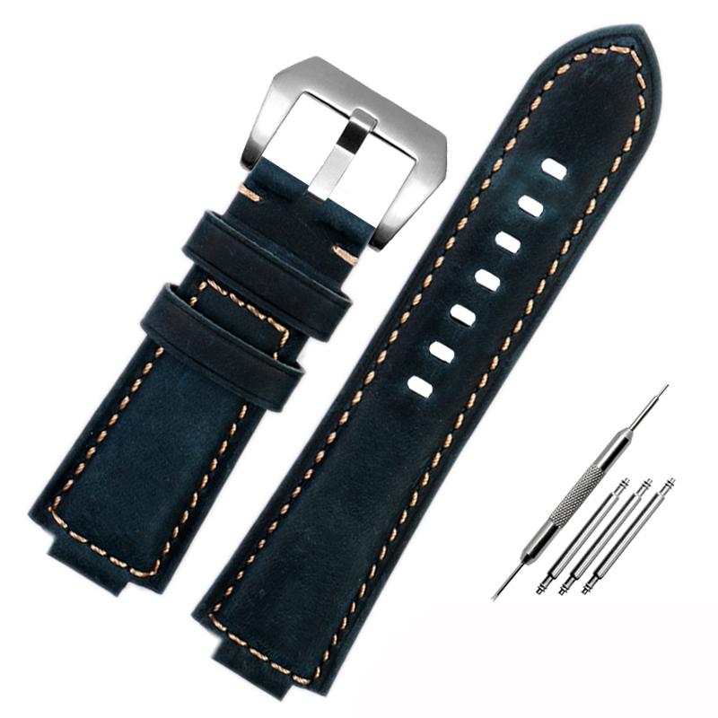 

Vintage Watch Band Strap For Ca-sio DW5600 DW-5600 GW-B5600 GW-M5610 GA 110 100 120 GA2100 Modified Frosted Leather Watchband 16mm