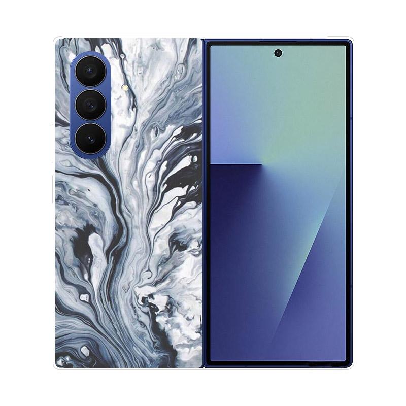 Transparent Folding Phone Case For Samsung Galaxy Z Fold 6 7 Clear Shockproof Hard PC Cover For Samsung Z Fold7 Fold6 Shell Capa