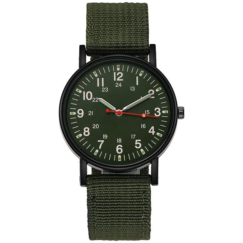 Wrist Men Analog Quartz Analog Watch Nylon Woven Strap Casual Sports Present
