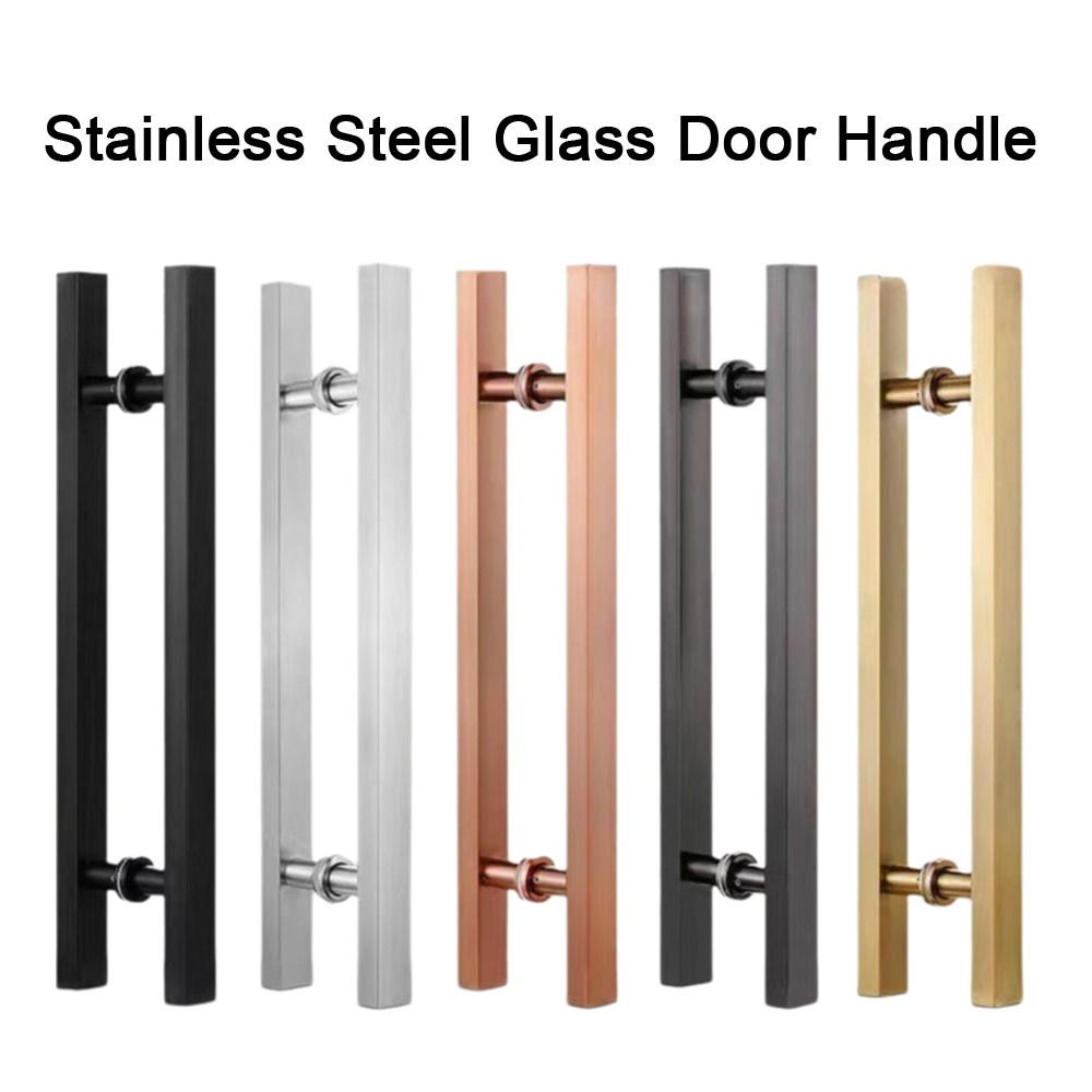 Stainless Steel Door Knob Thickened Push Pull Handle New Door Handle  Interior Door