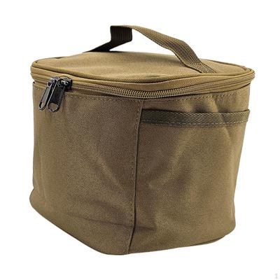 Portable Spice Bag Camping Storage Cooking Picnic with Handle Handbag 5 Slot Lightweight