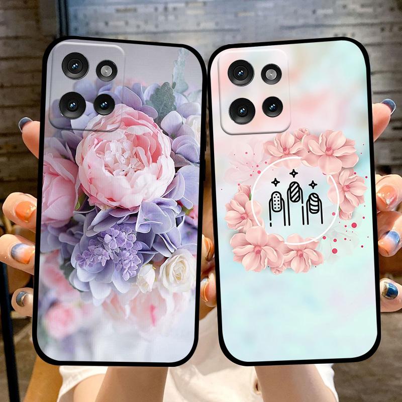 Para Capa Motorola Edge 50 Neo Edge50 Fusion 50S Pro Silicone TPU Macio Capa Traseira de Telefone Para Moto S50 X50 Ultra 5G Fundas de Luxo