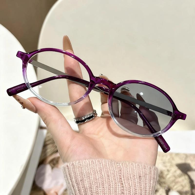 New Retro Anti-Blue Light Photochromic Myopia Glasses Unisex Outdoor Color-Changing UV Protection Eyewear Diopter 0 To -4.0