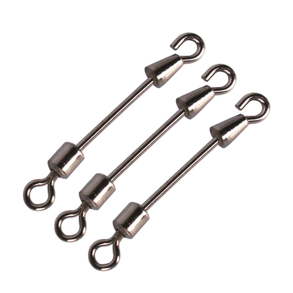 10pcs Stainless Steel Pin  Connector Chain Eight-shaped Ring Pin Connector Fishing Accessories