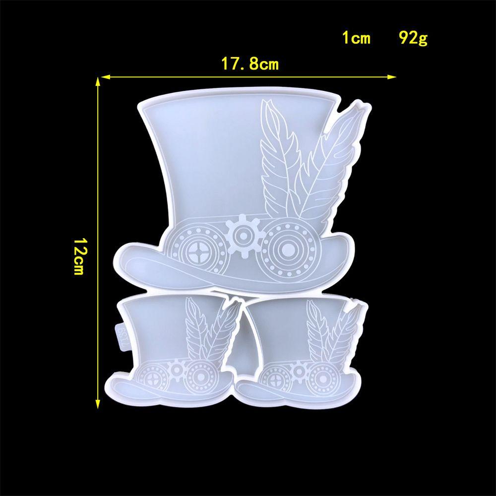 Dekorace Silikonové formy Formy z epoxidové pryskyřice Forma na zavěšení na stěnu Tvar srdce/motýl/klobouk/ozubení