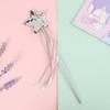 Fairy Star Magic Wand Cat Teaser with Feather for Kids