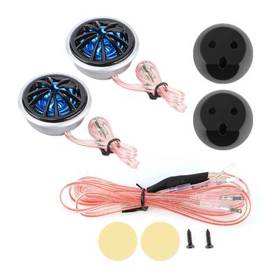 Kit Tweeter 130W 12V Stereo Musica Altoparlante ad Alta Sensibilità per Sistema Audio per Auto